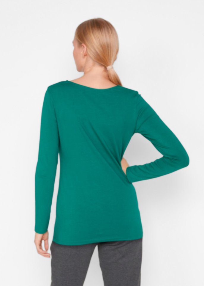 Longshirt mit Bio-Baumwolle (2er Pack)