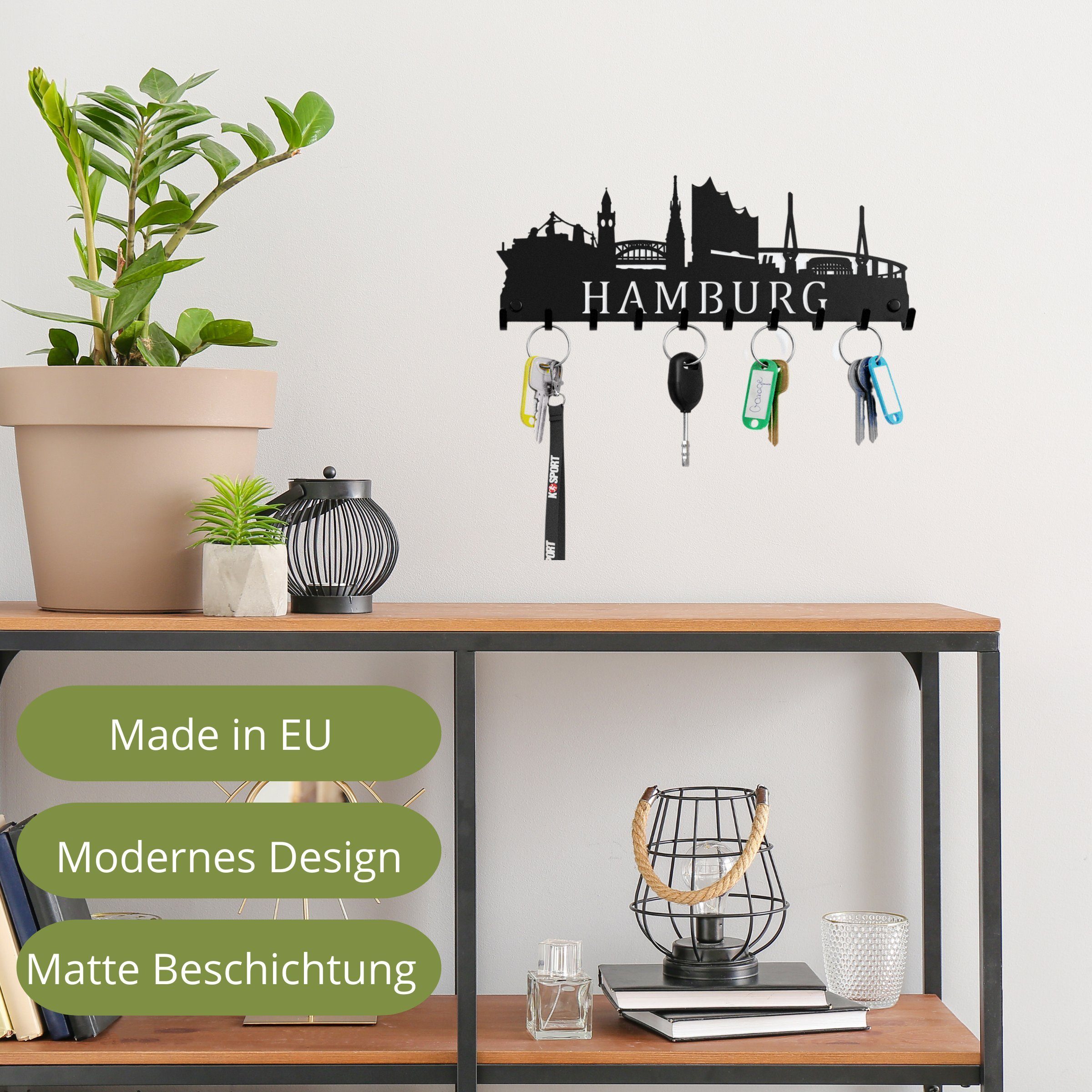 NOGGI - Home Decor Masters Schlüsselleiste Schlüsselbrett 