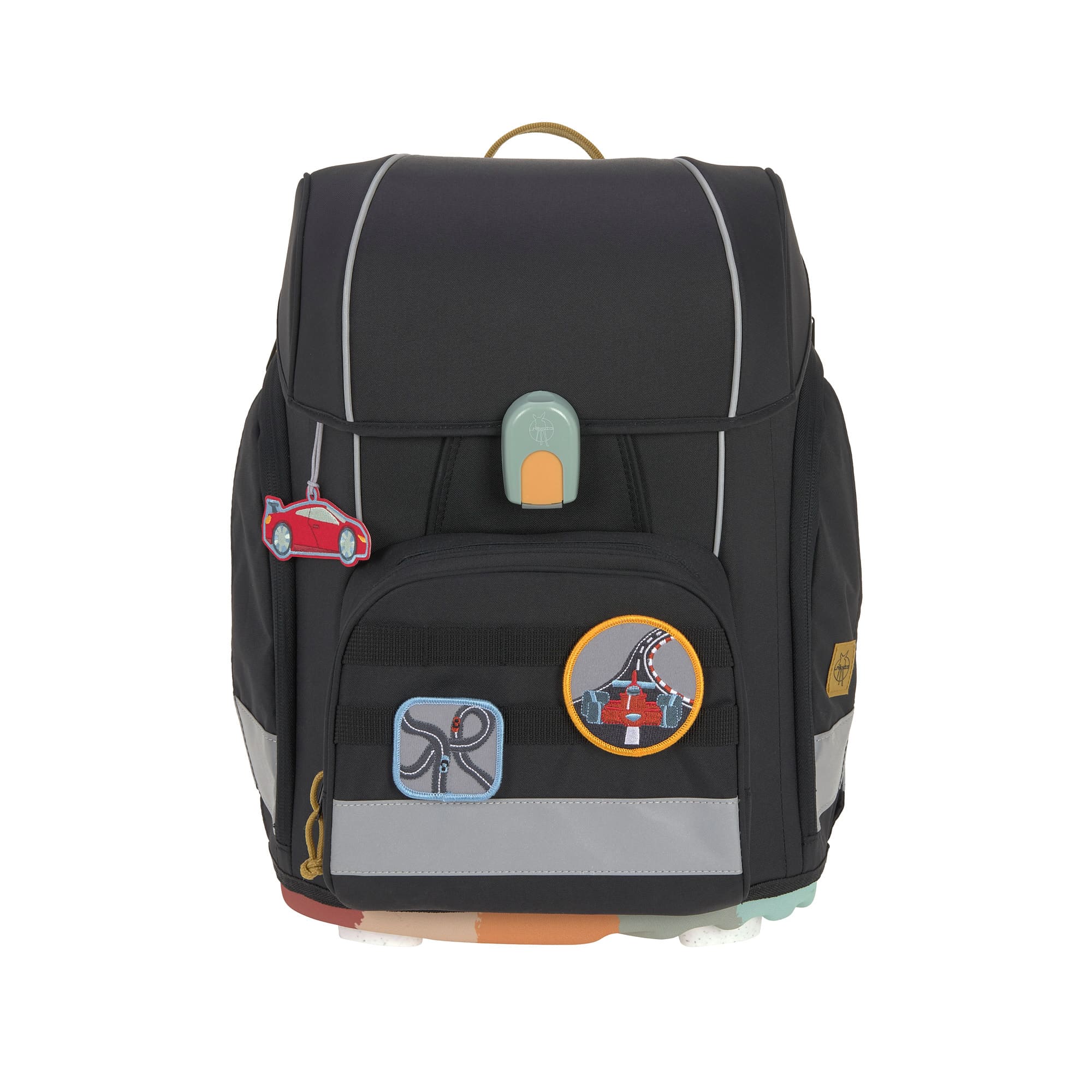 Schulranzen Set 7-teilig, Boxy Unique Black