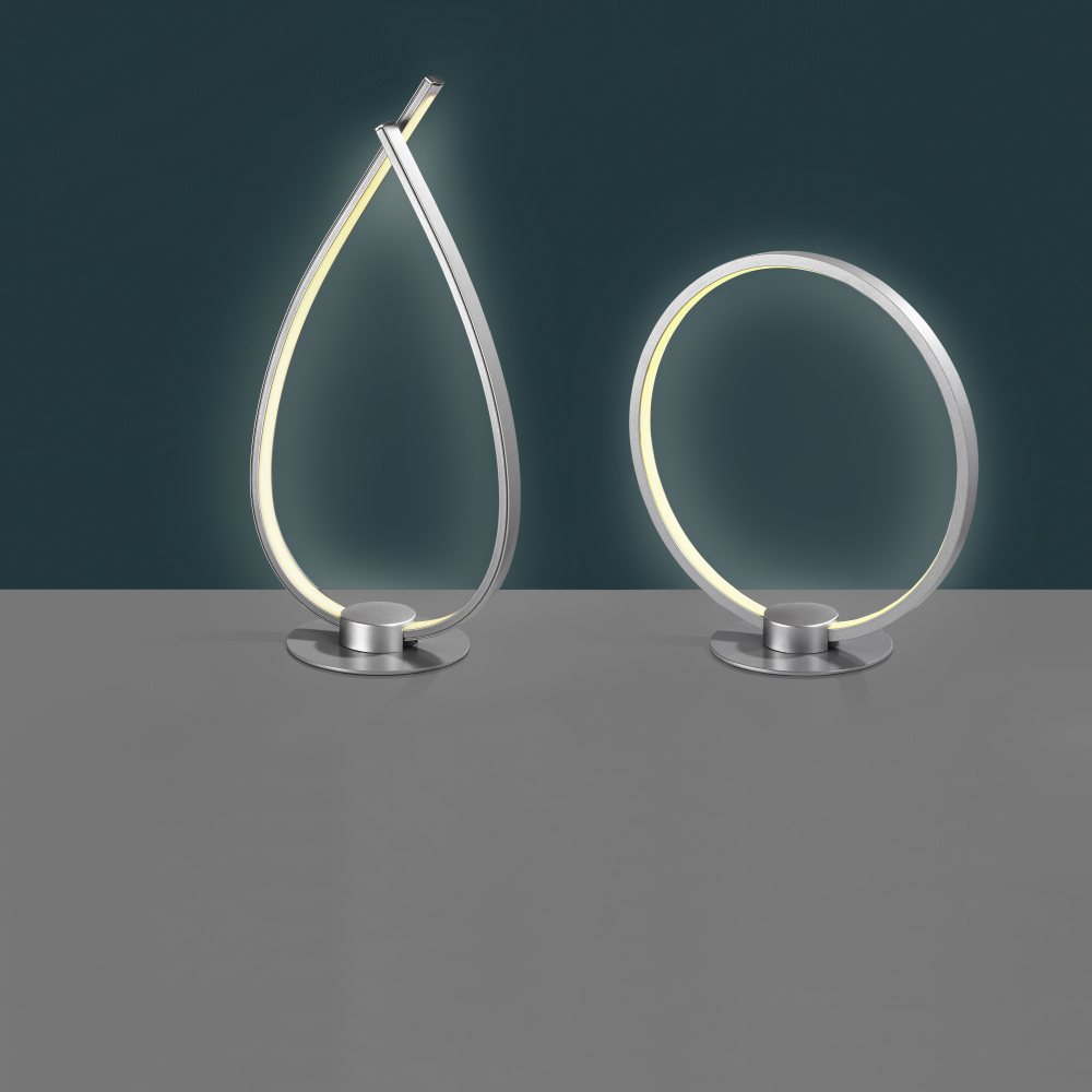 Tischleuchte Onion silber