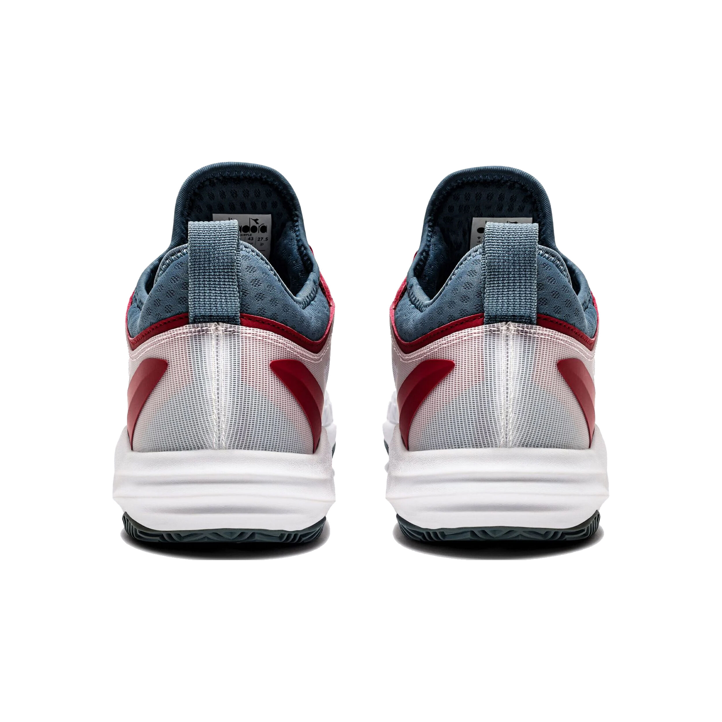 Speed Blushield Fly 4 + Sandplatzschuh Herren - Weiß, Petrol