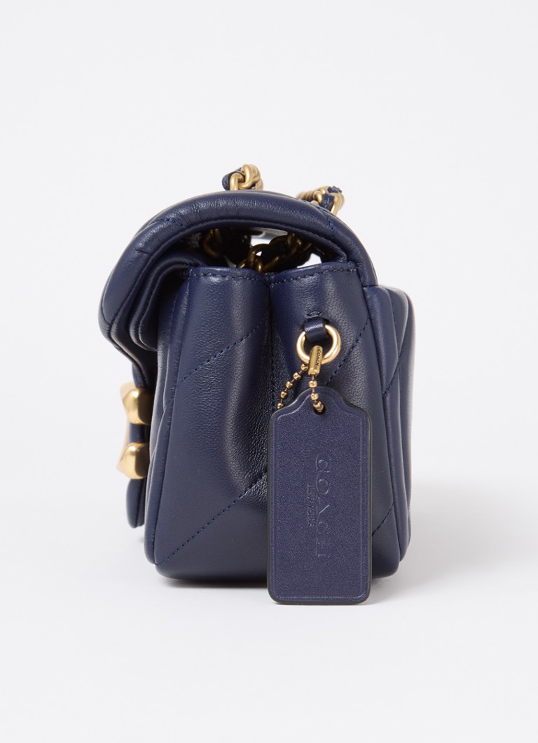 Coach The Tabby leather shoulder bag with quilt pattern
