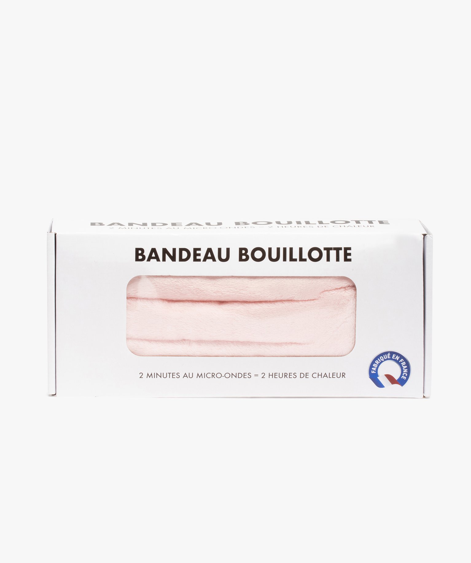 Bandeau bouillotte à chauffer au micro-ondes rose | GEMO