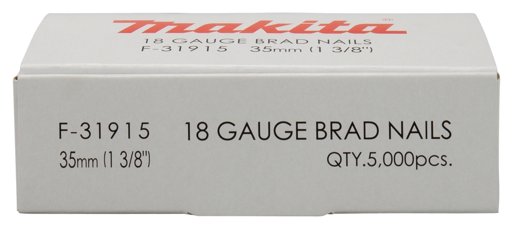 Makita priedai F-31915 Brad 35mm cinkuotas, skirtas Makita DBN500/AF505N/AF550H