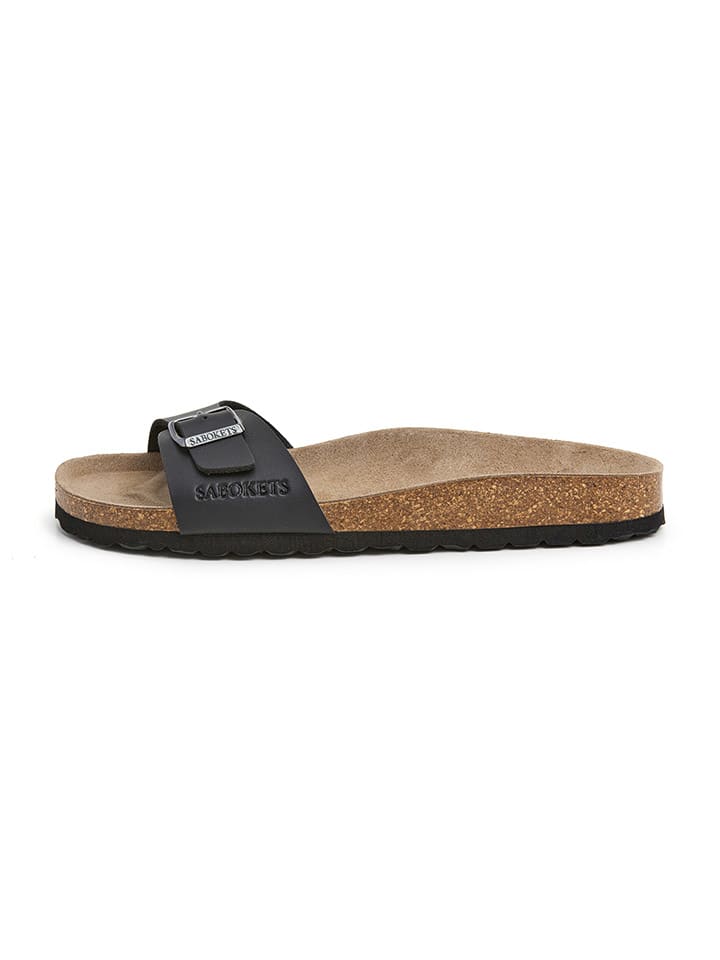 SABOKETS Pantoletten in Schwarz günstig kaufen
