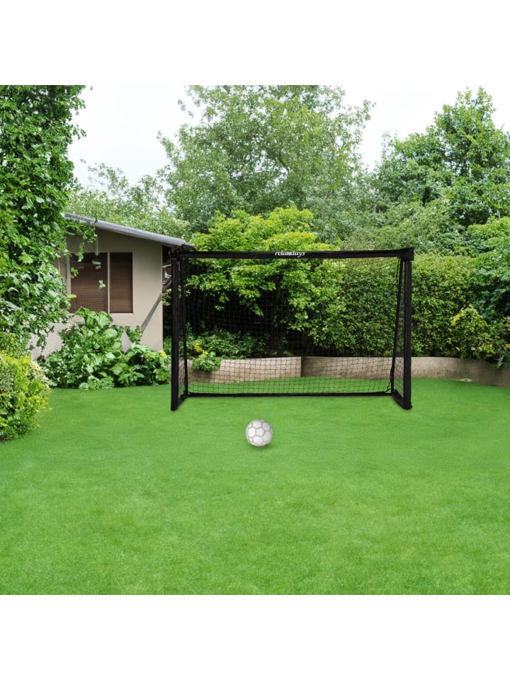 relaxdays Fußballtor in Schwarz - (B)180 x (H)120 x (T)60 cm günstig kaufen onesize