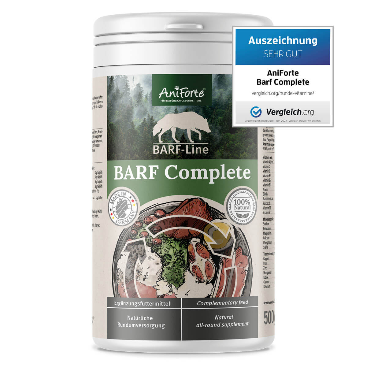 Aniforte Ergänzungsfutter & Aufzucht Aniforte BARF Complete 500 g 500 g