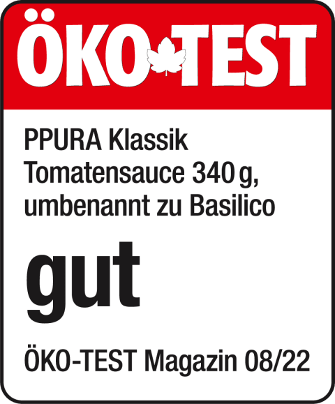Tomatensoße, Basilico, ital. Tomaten & Basilikum, 340 g