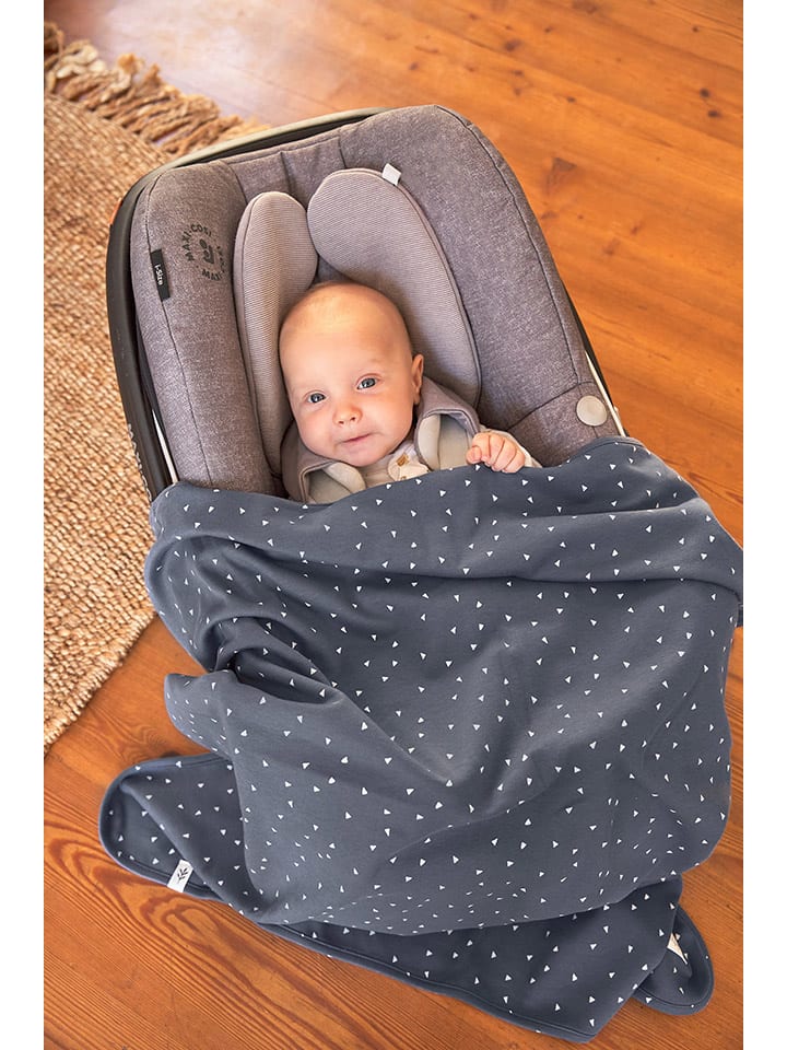 Lässig Decke in Dunkelblau - (L)80 x (B)80 cm günstig kaufen onesize