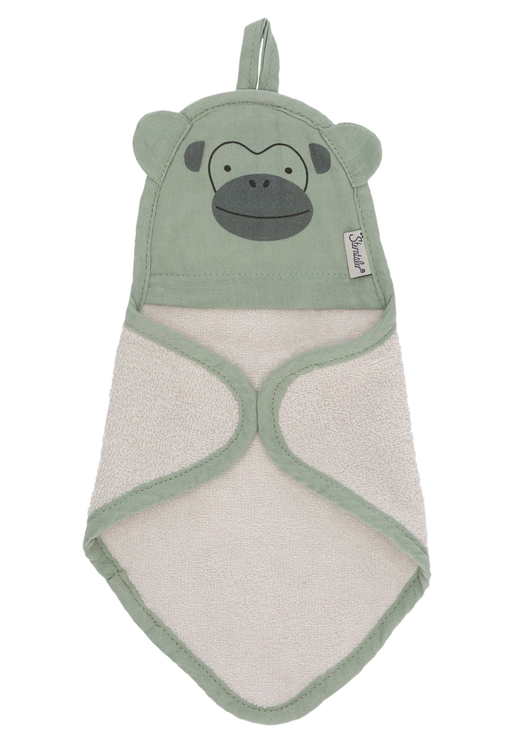 Sterntaler® Waschhandschuh Baby-Waschlappen Albert (Affe Albert, 1-tlg)