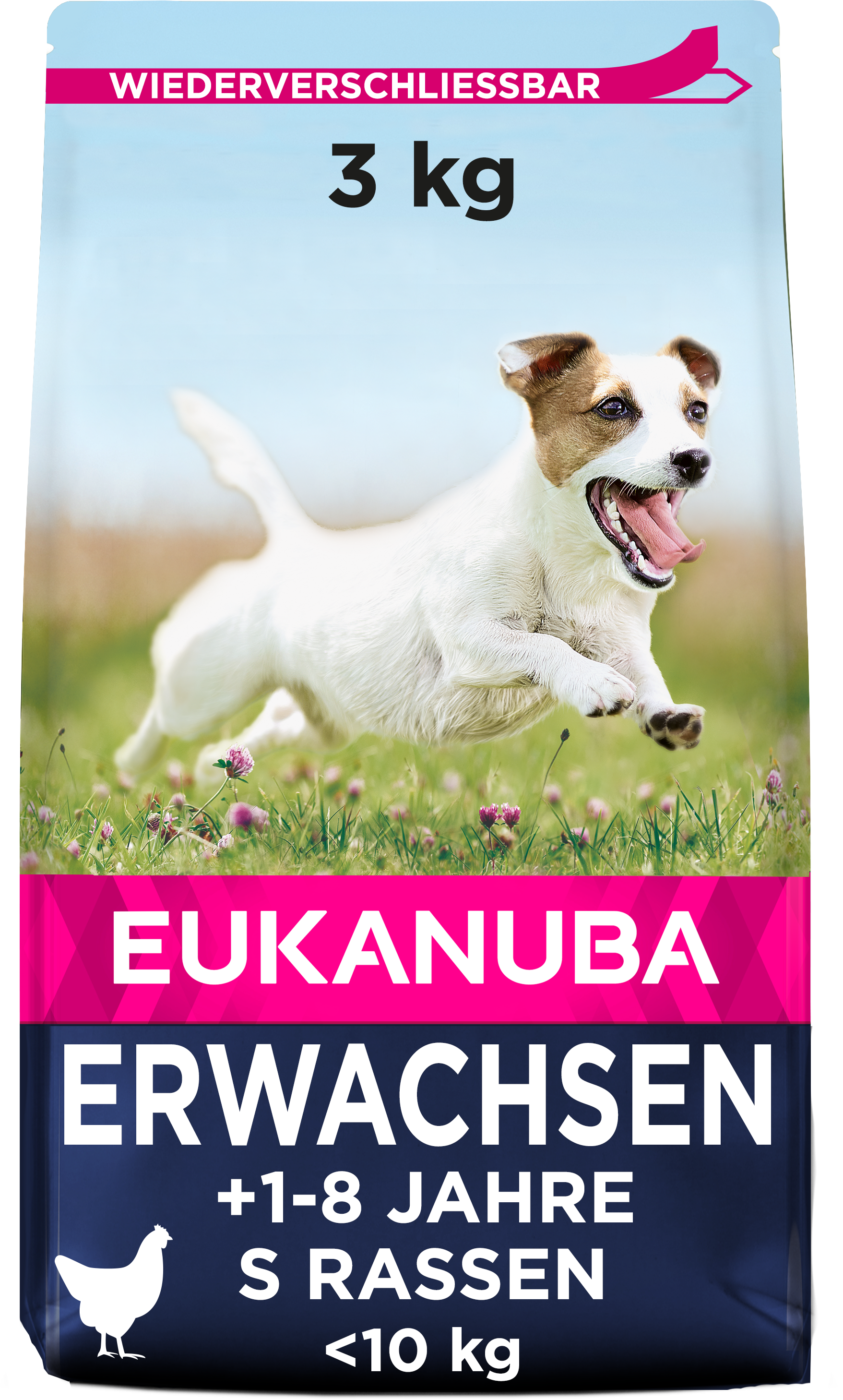 EUKANUBA Hundetrockenfutter EUKANUBA Active Adult Small Breed Chicken 3kg