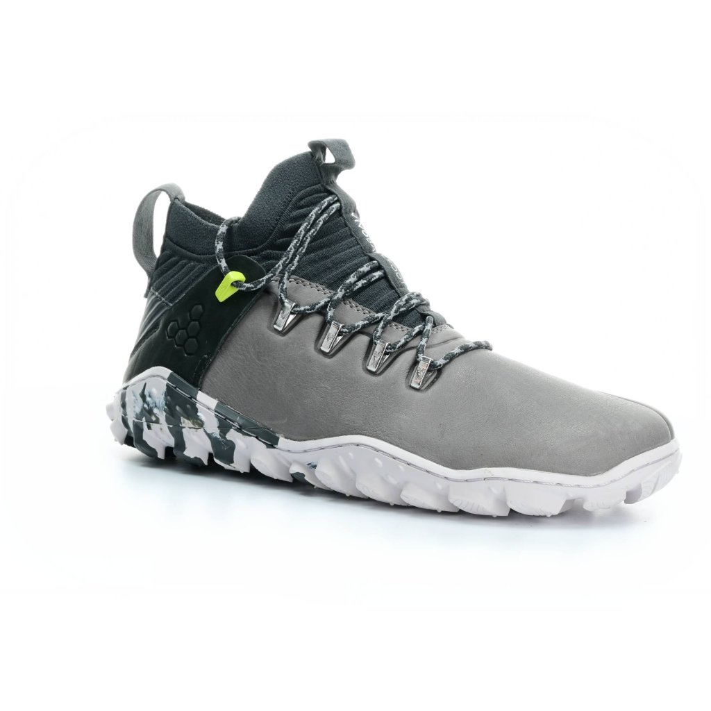 Vivobarefoot Magna Forest ESC M Zinc Leather Barfuß-Wanderschuhe