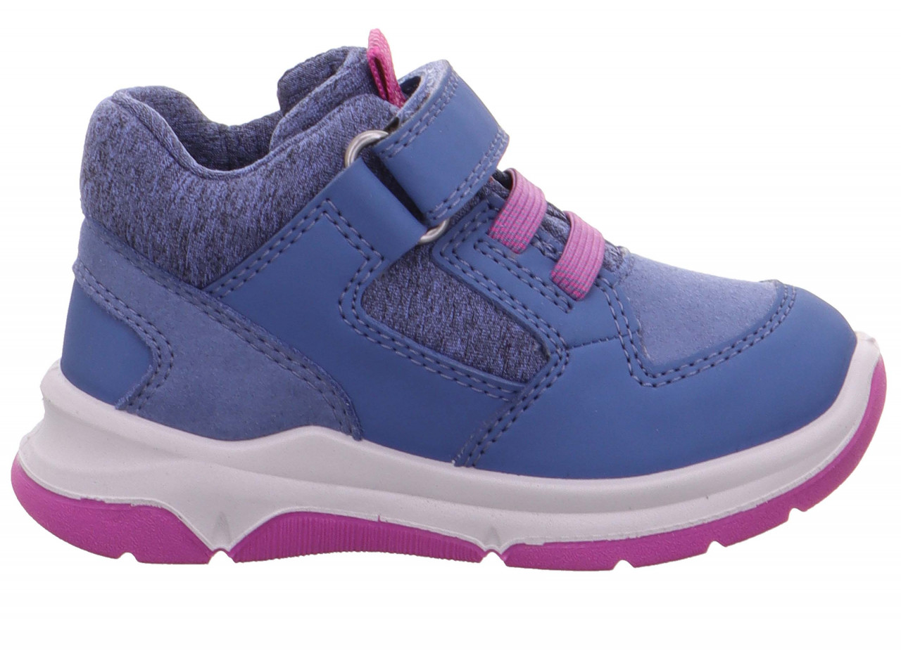 COOPER - Blau/Pink Sneaker low mit Klettverschluss