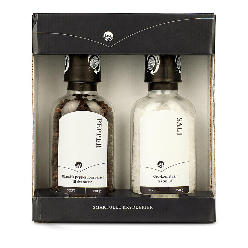 Lea Gavesett salt&pepper m/kvern