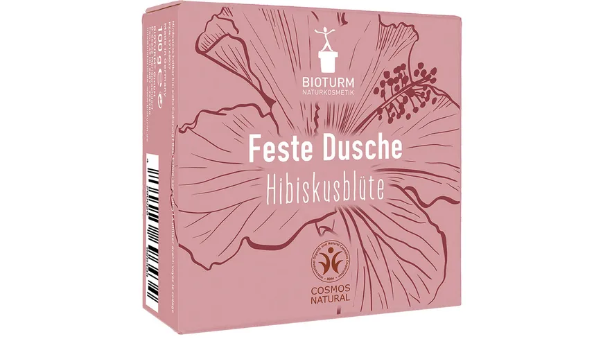 BIOTURM Feste Dusche Hibiskusblüte 100 g