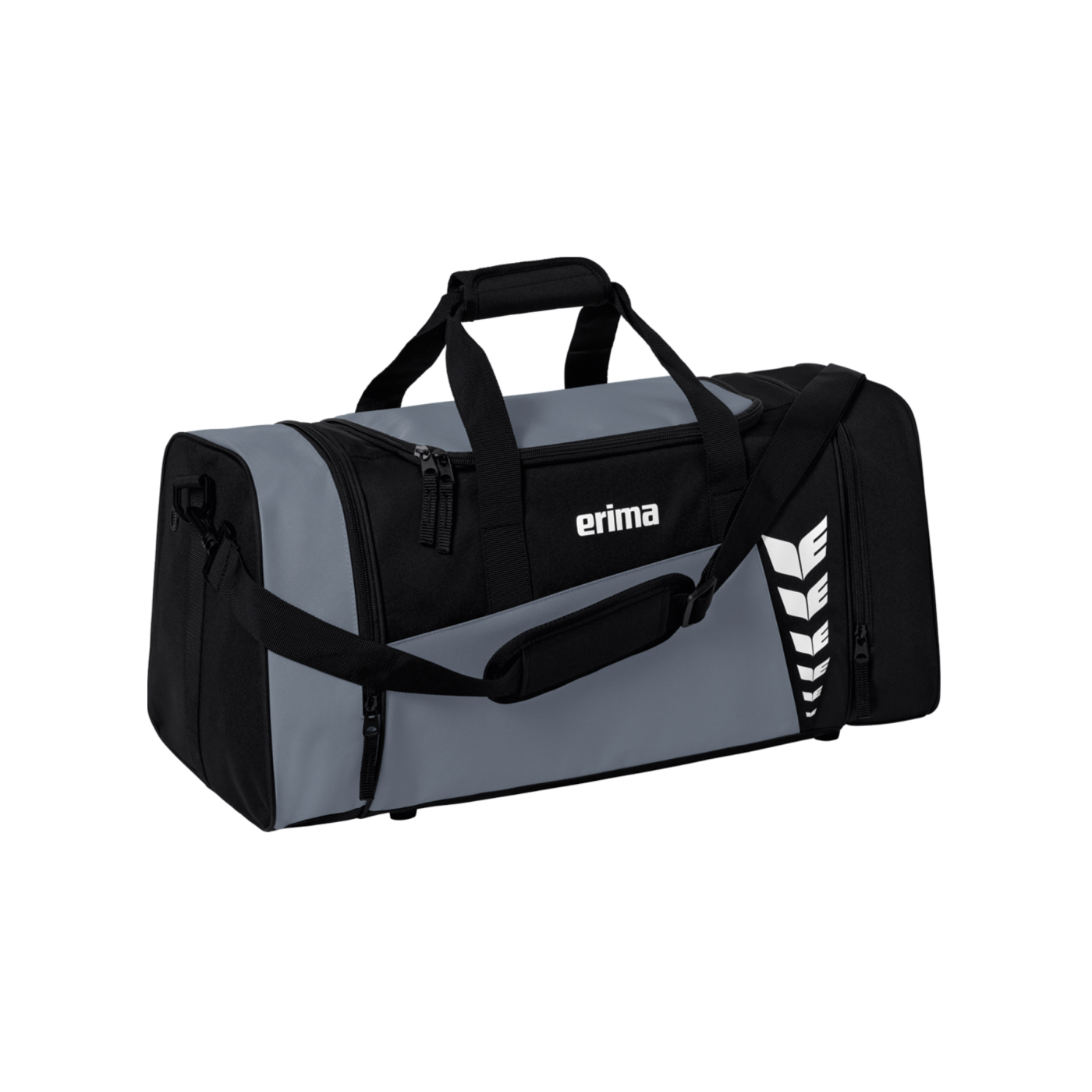 Erima Six Wings Sporttasche Gr. S Grau Schwarz