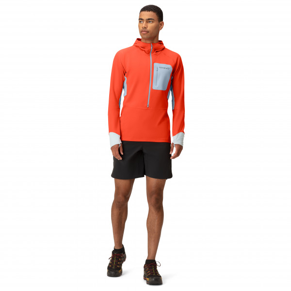 Norrøna - Senja Warm1 Hood - Laufshirt