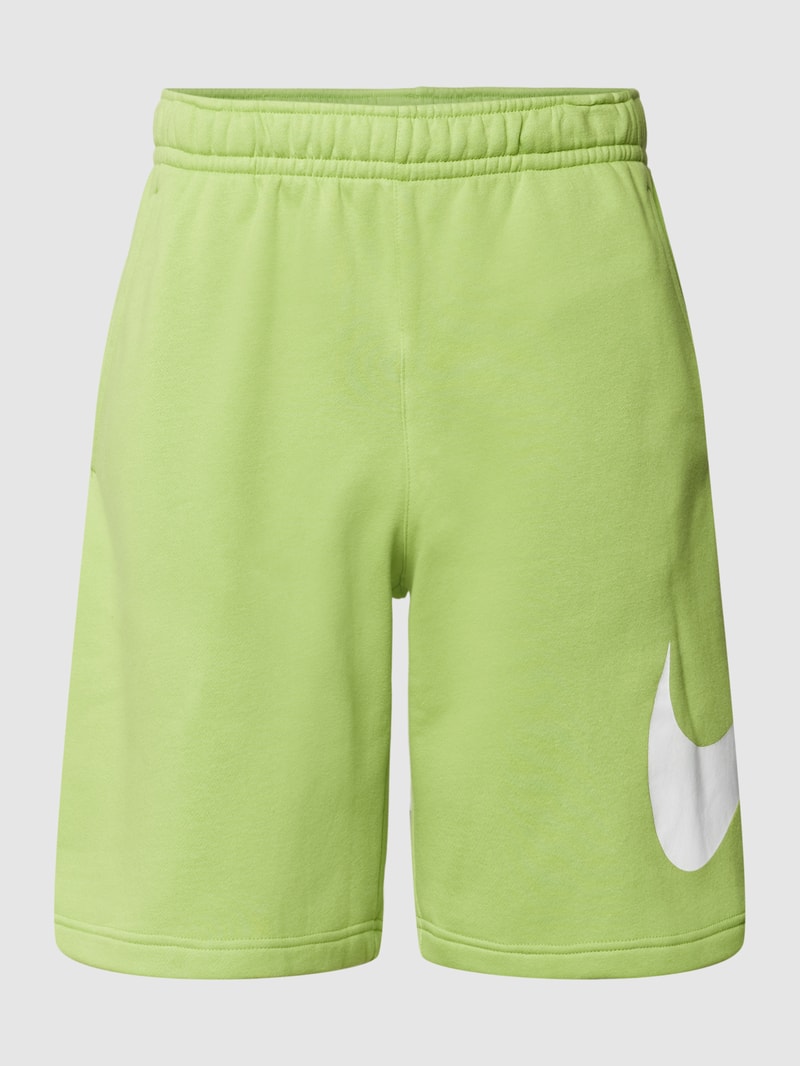 Sweatshorts mit Logo-Print Modell 'CLUB SHORT' in grasgrün