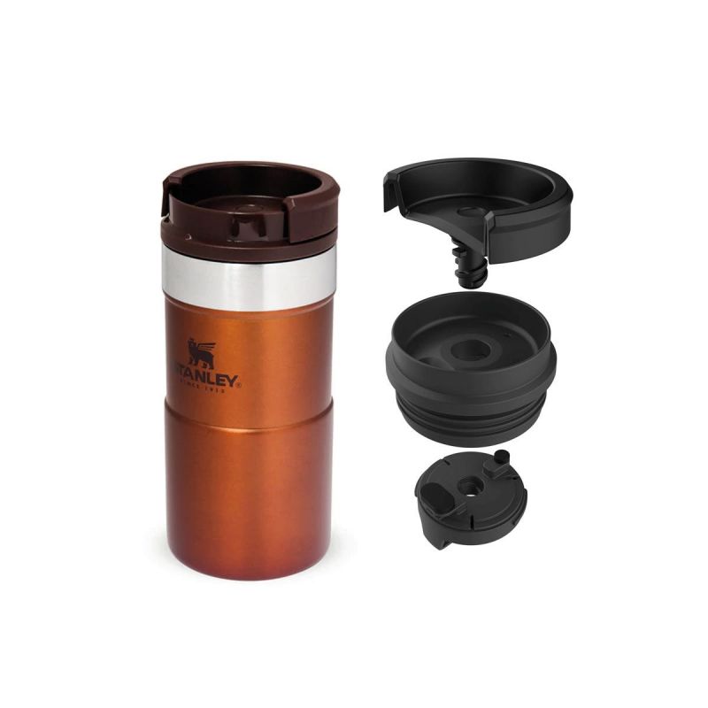 Thermo-Fahrradflasche, Stanley Classic Neverleak Travel Mug 8.5oz \/ 250ml Maple