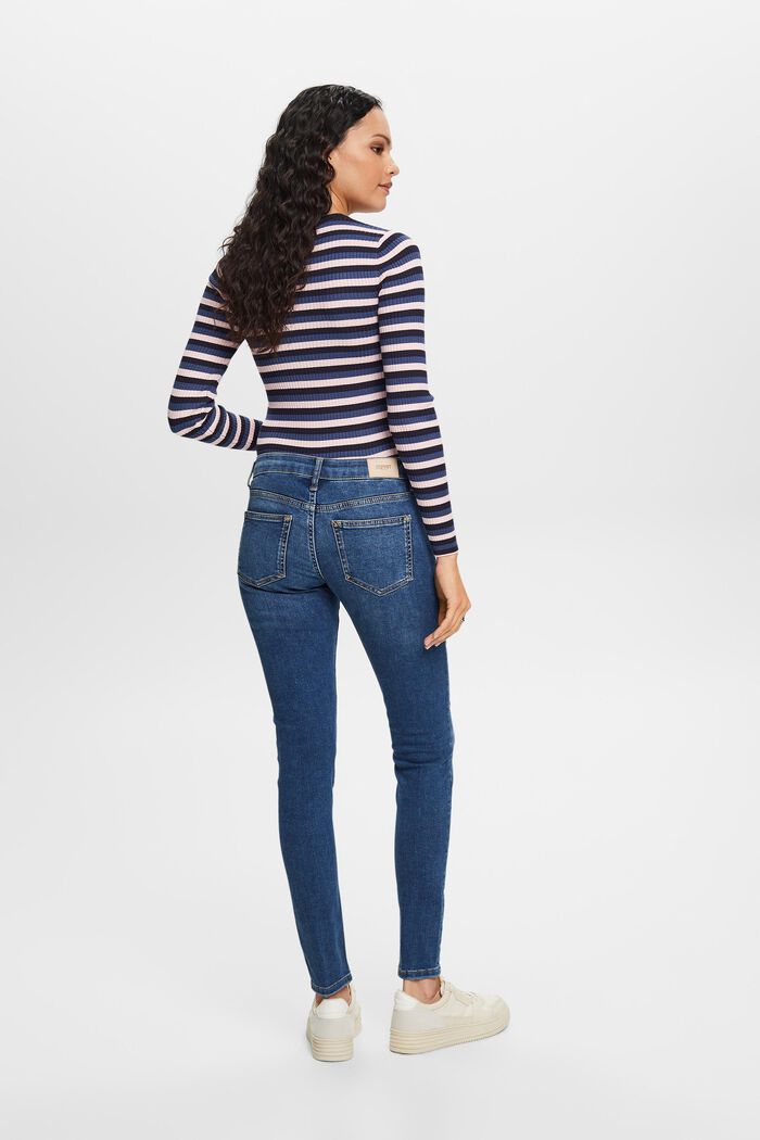 Recycelt: Skinny Jeans mit niedrigem Bund