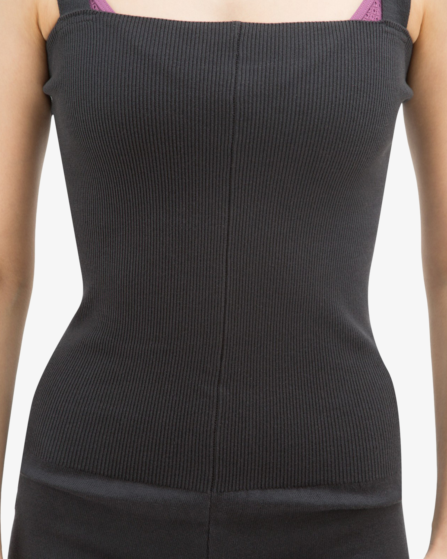 Jumpsuit with large straps