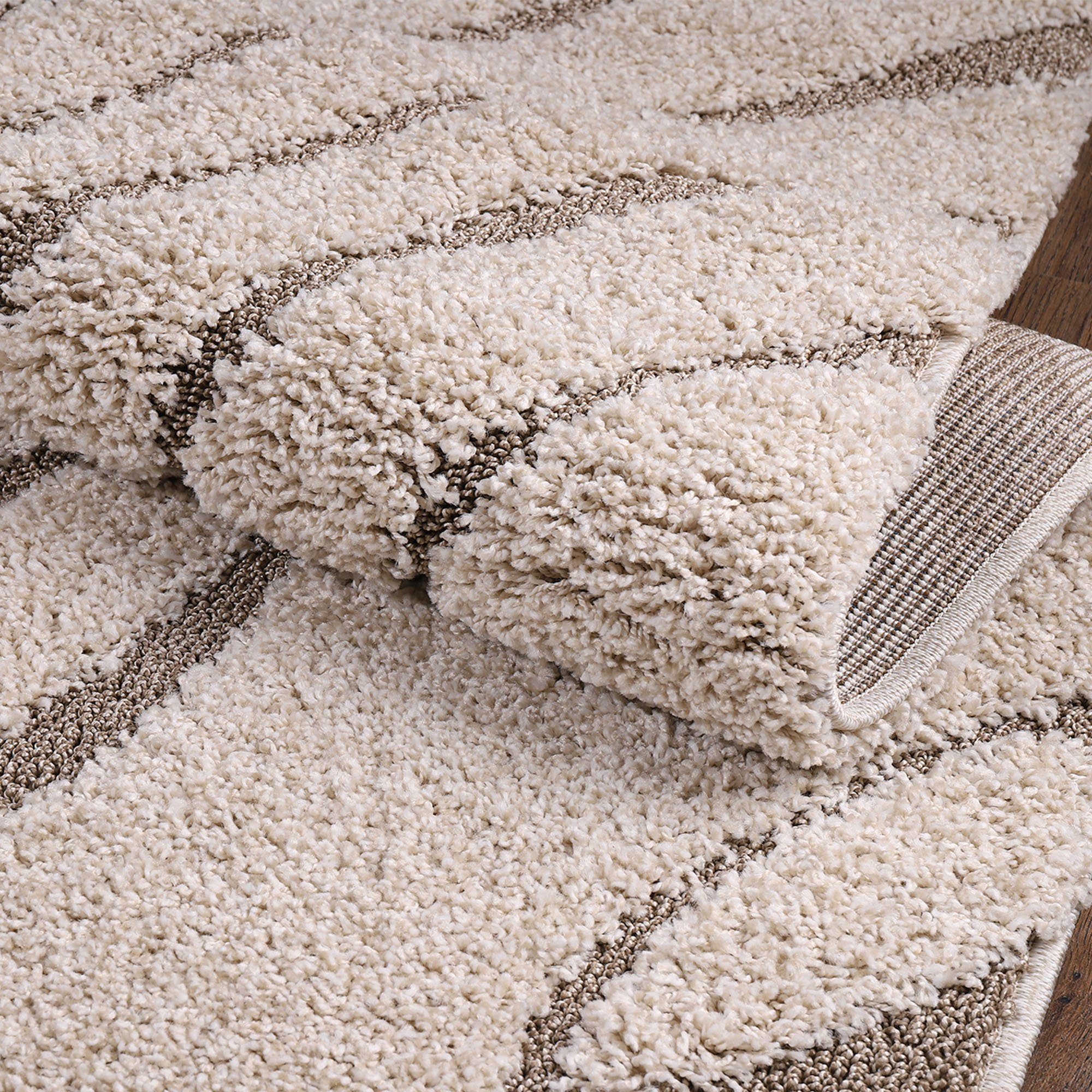 Hochflor-Teppich Luxus 3500, Sanat, rechteckig, Höhe: 30 mm, robuster Langflor, weich, Wohnzimmer, Schlafzimmer