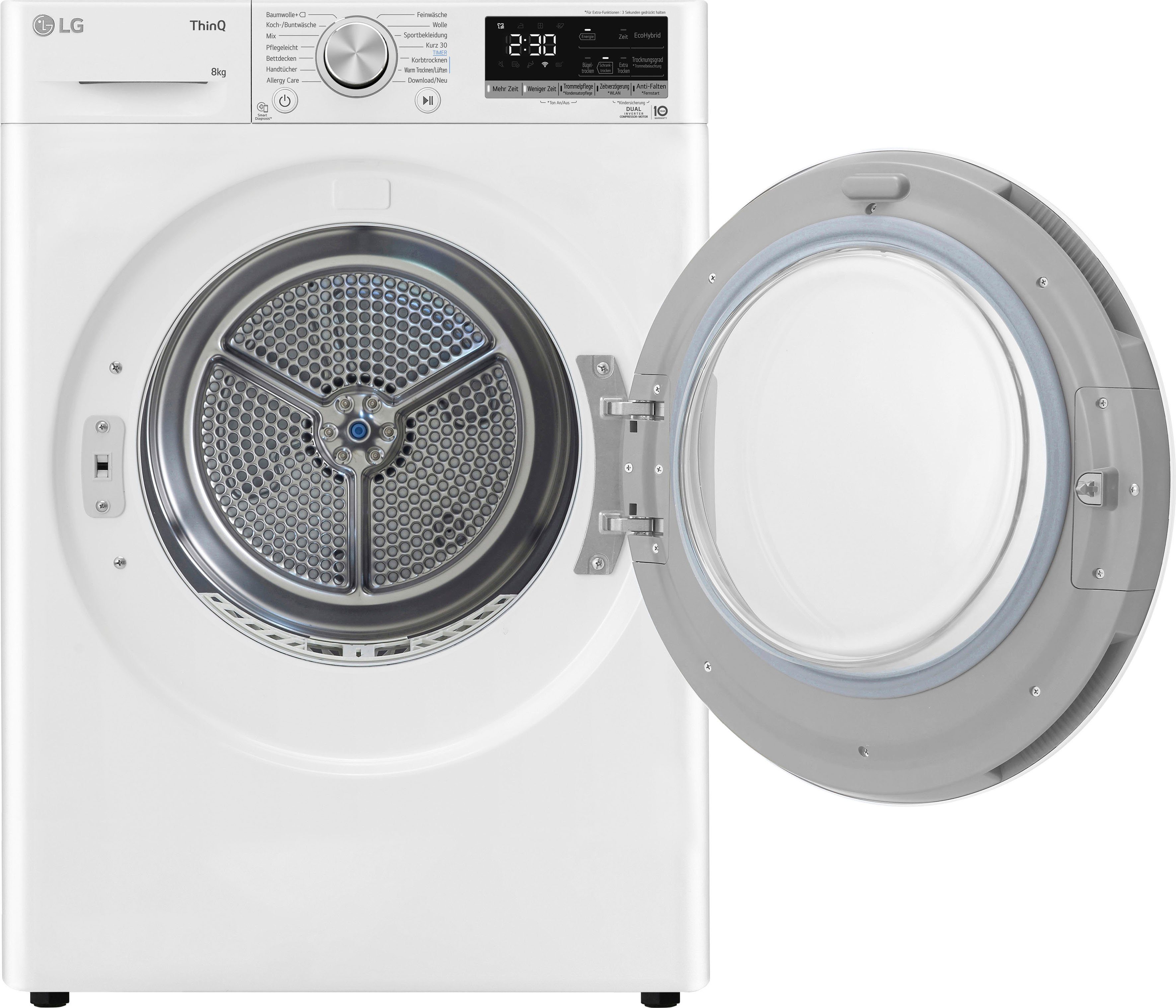 LG Wärmepumpentrockner RT80V9, 8 kg
