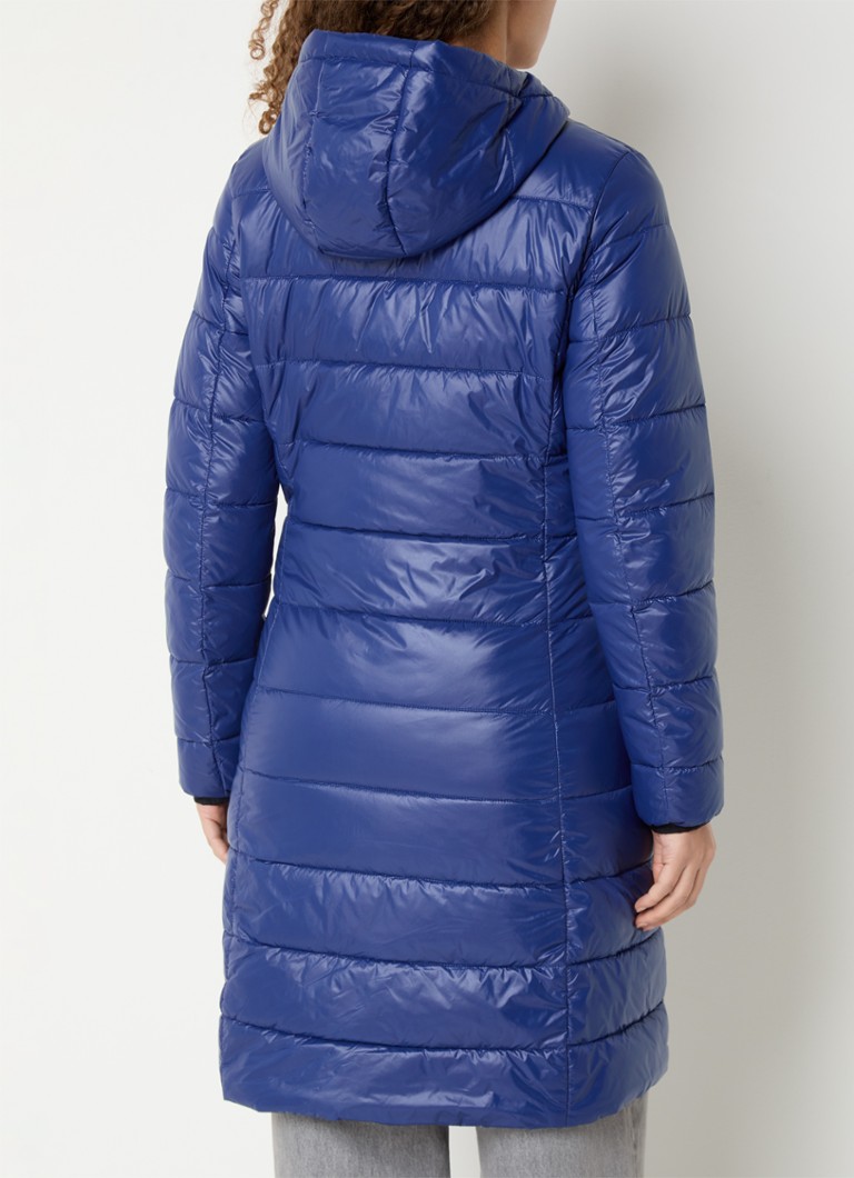 Zateplená parka HUGO BOSS Famalia s kapucí a kapsami na zip