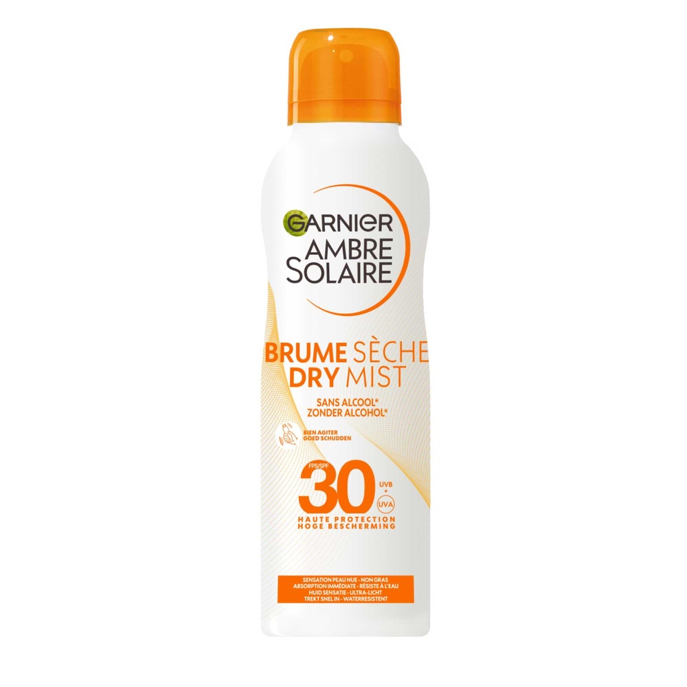 garnier Ambre Solaire HYDRA 24H Brume solaire sèche FPS30 haute protection