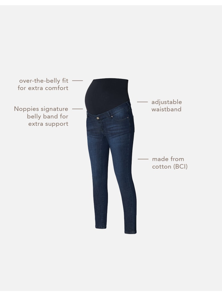 Noppies Skinny Umstandsjeans Avi in Dark Blue günstig kaufen