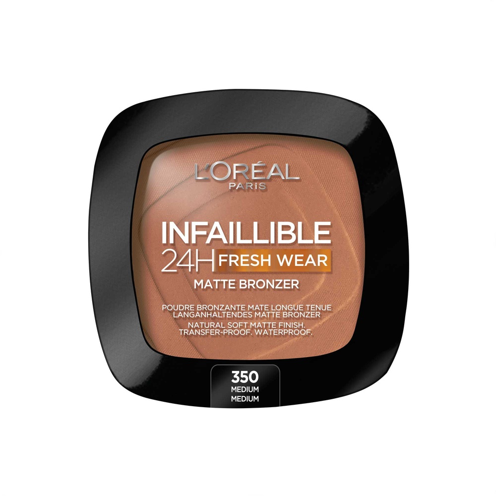 L'Oréal Paris L'Oréal Paris Infaillible 24h FreshwearBronzer 350 Medium Poudre Bronzante Infaillible 24h Freshwear