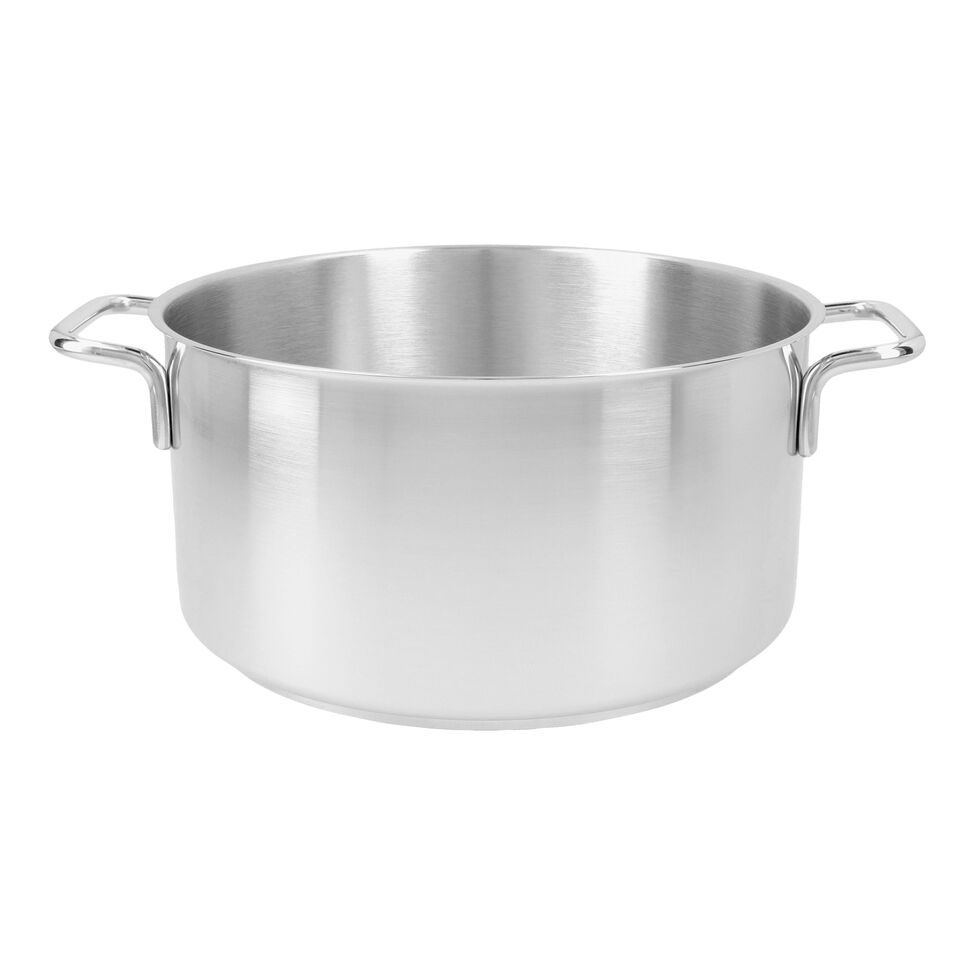 Bratentopf ohne Deckel 22 cm, 18/10 Edelstahl