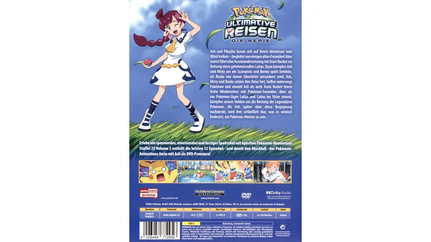 Pokémon Ultimative Reisen - Die Serie: Staffel 25 - Volume 2  [2 DVDs]