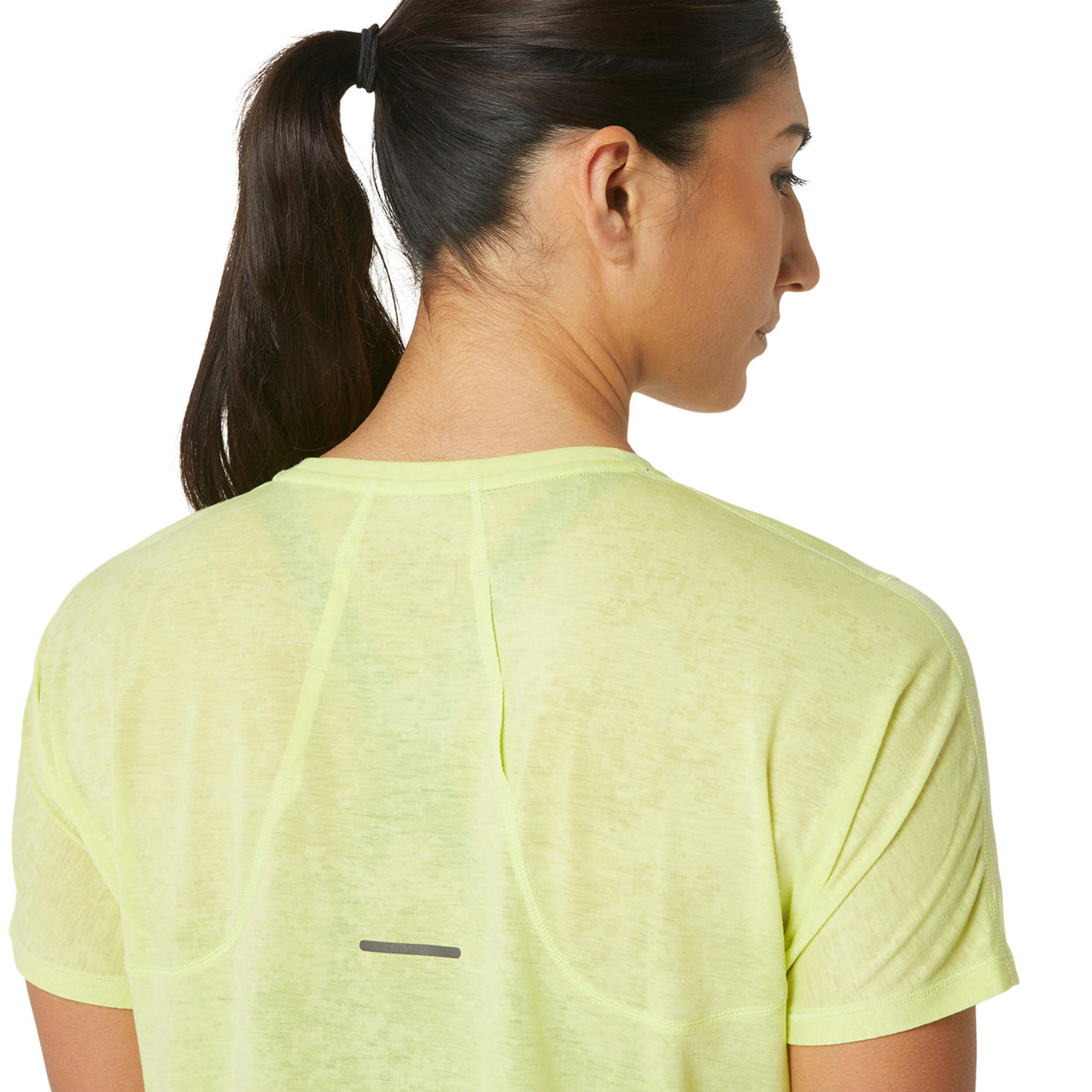Metarun Pattern Laufshirt Damen - Neongelb