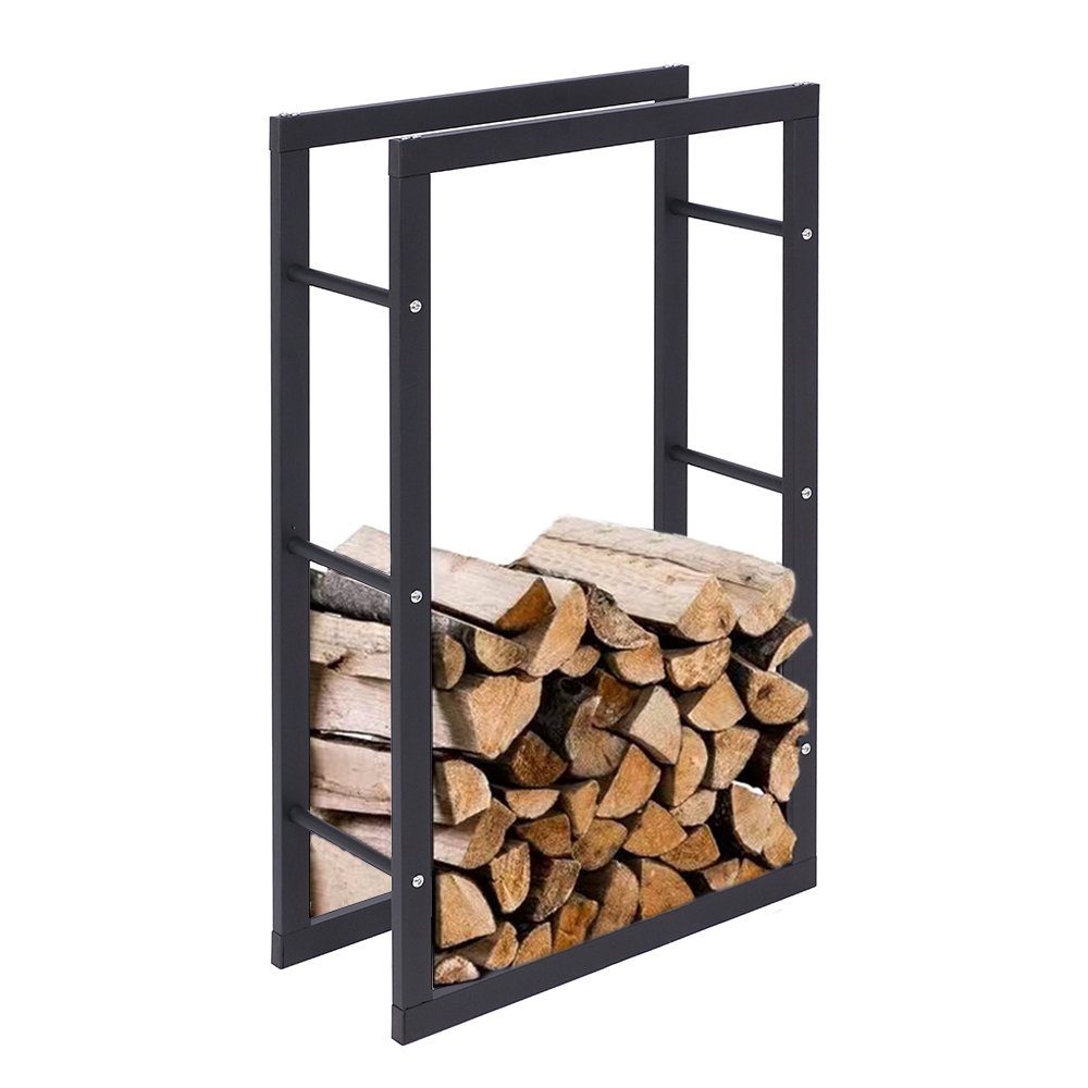 Happy Home Kaminholzregal-Erweiterung Kaminholzregal,Brennholzregal Holzhalter,Modernes Brennholzregal
