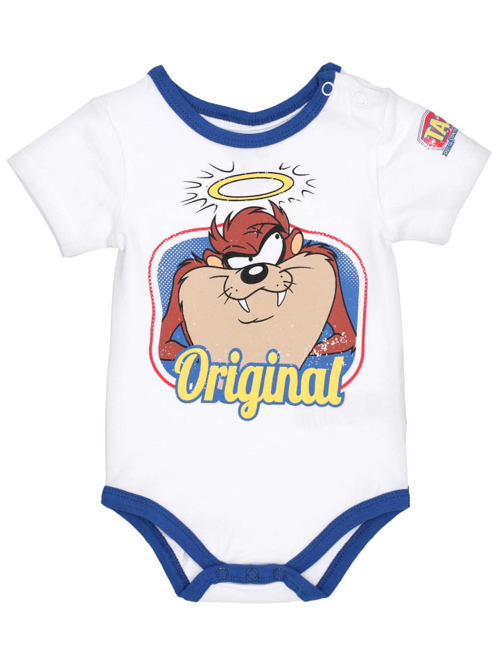 Warner Bros Body Kurzarm Looney Tunes in weiß günstig kaufen