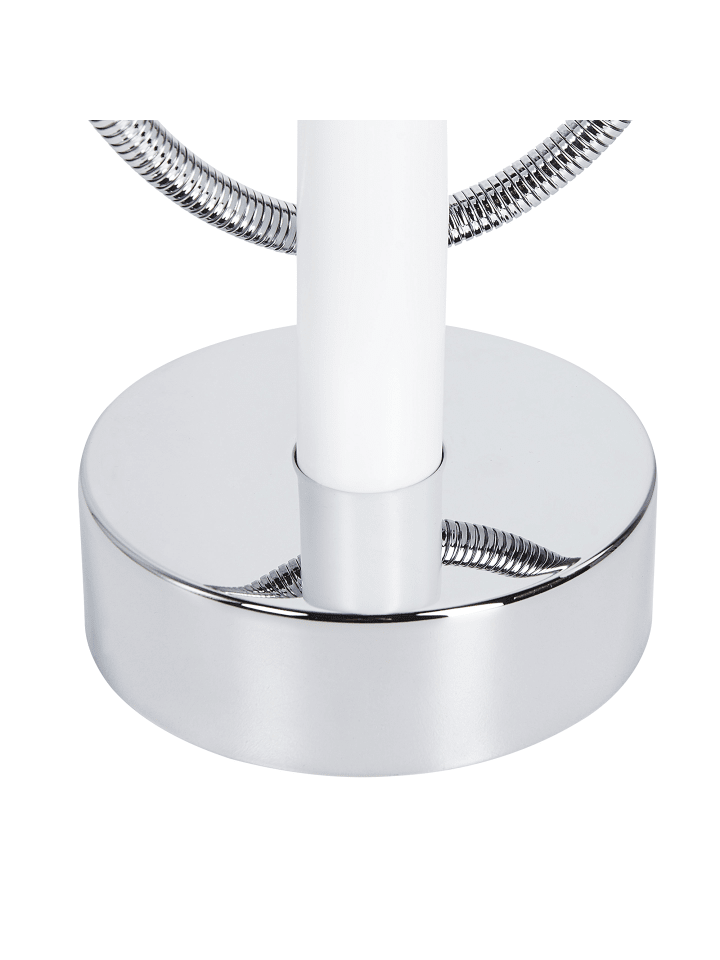 Beliani Wannenarmaturen TUGELA in Weiß/Silber - (W) 21 x (H) 116 x (L) 16 cm günstig kaufen onesize