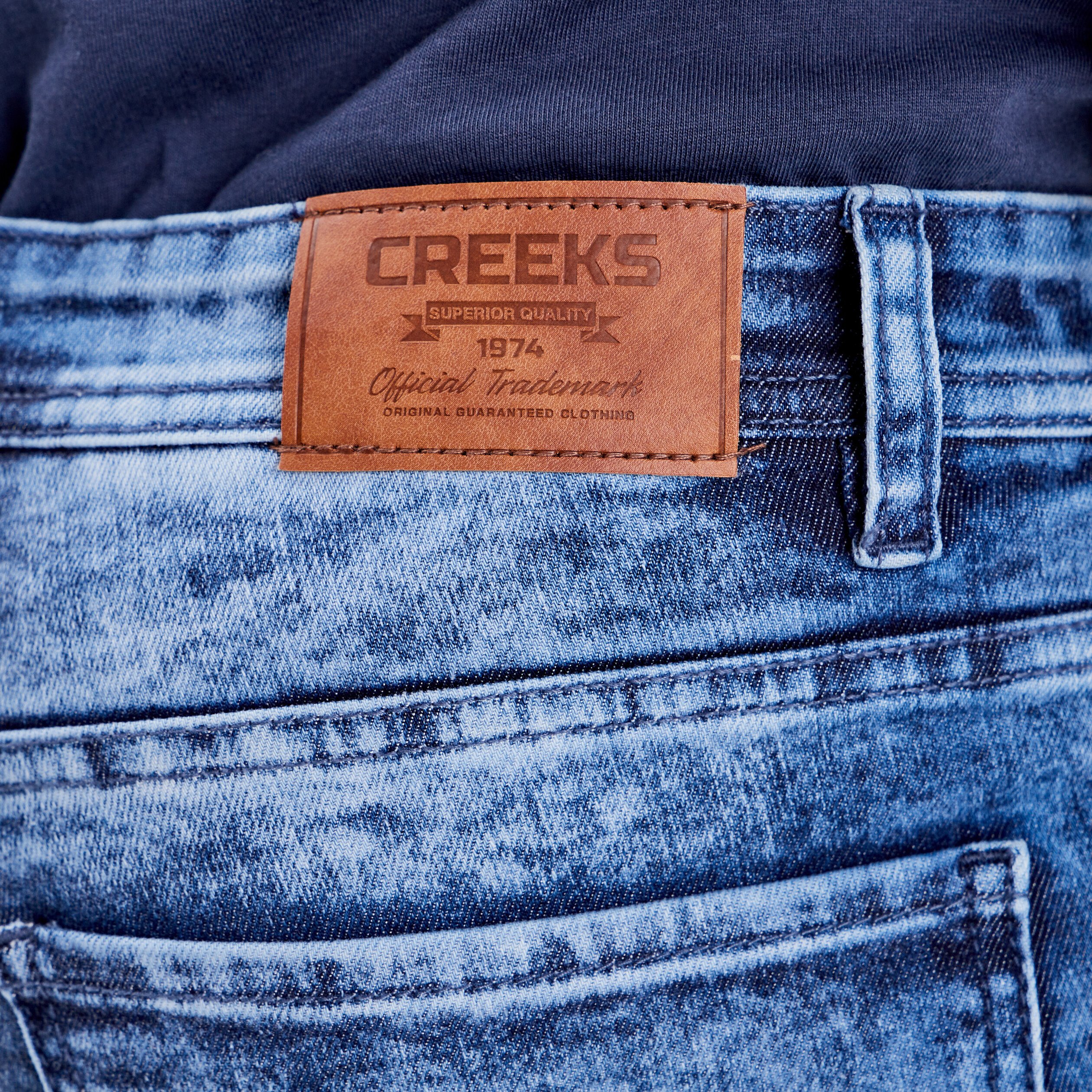 Jeans slim 5 poches denim stone homme | La Halle