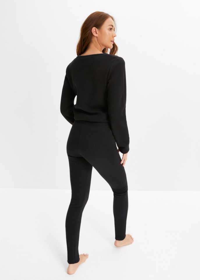 Thermo Funktionsleggings mit Kuschelfleece Futter