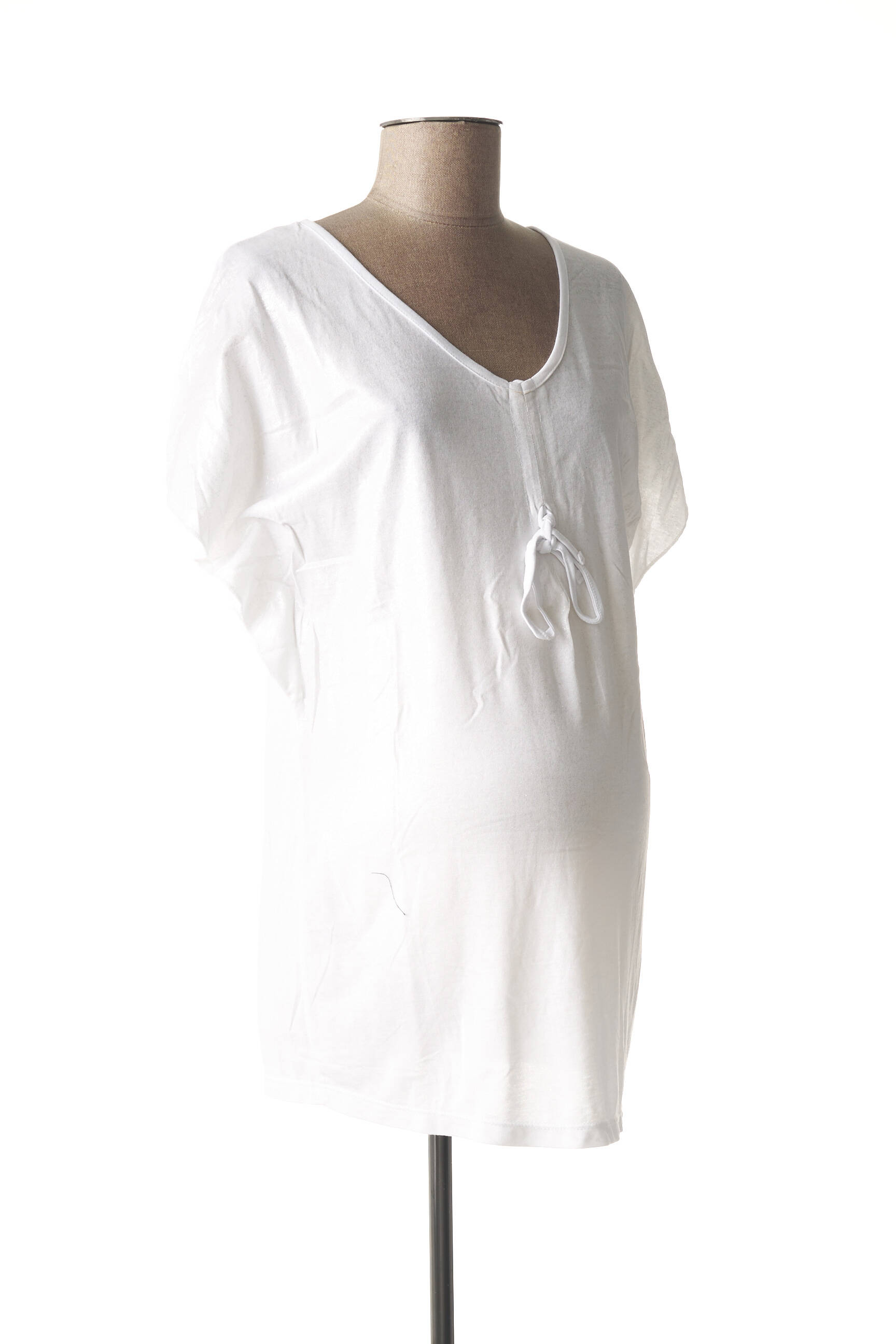 Love2wait Tshirtstops Maternite Femme couleur blanc