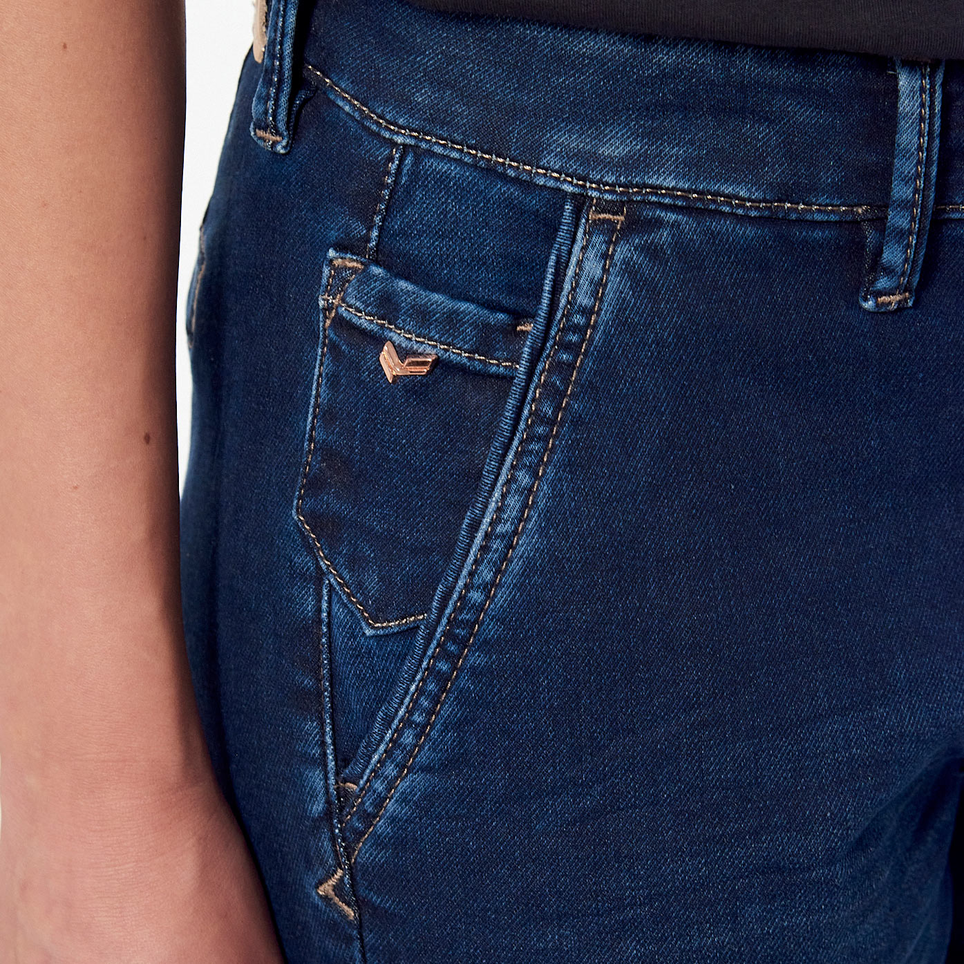 VIWIX  Jean bleu boy slim Femme