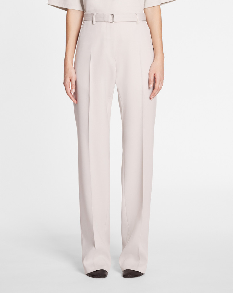 PANTALON DROIT AVEC CEINTURE