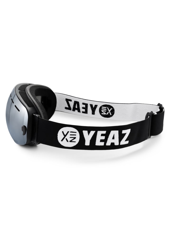 YEAZ XTRM-SUMMIT Ski- Snowboardbrille ohne Rahmen silber verspiegelt in silber günstig kaufen onesize
