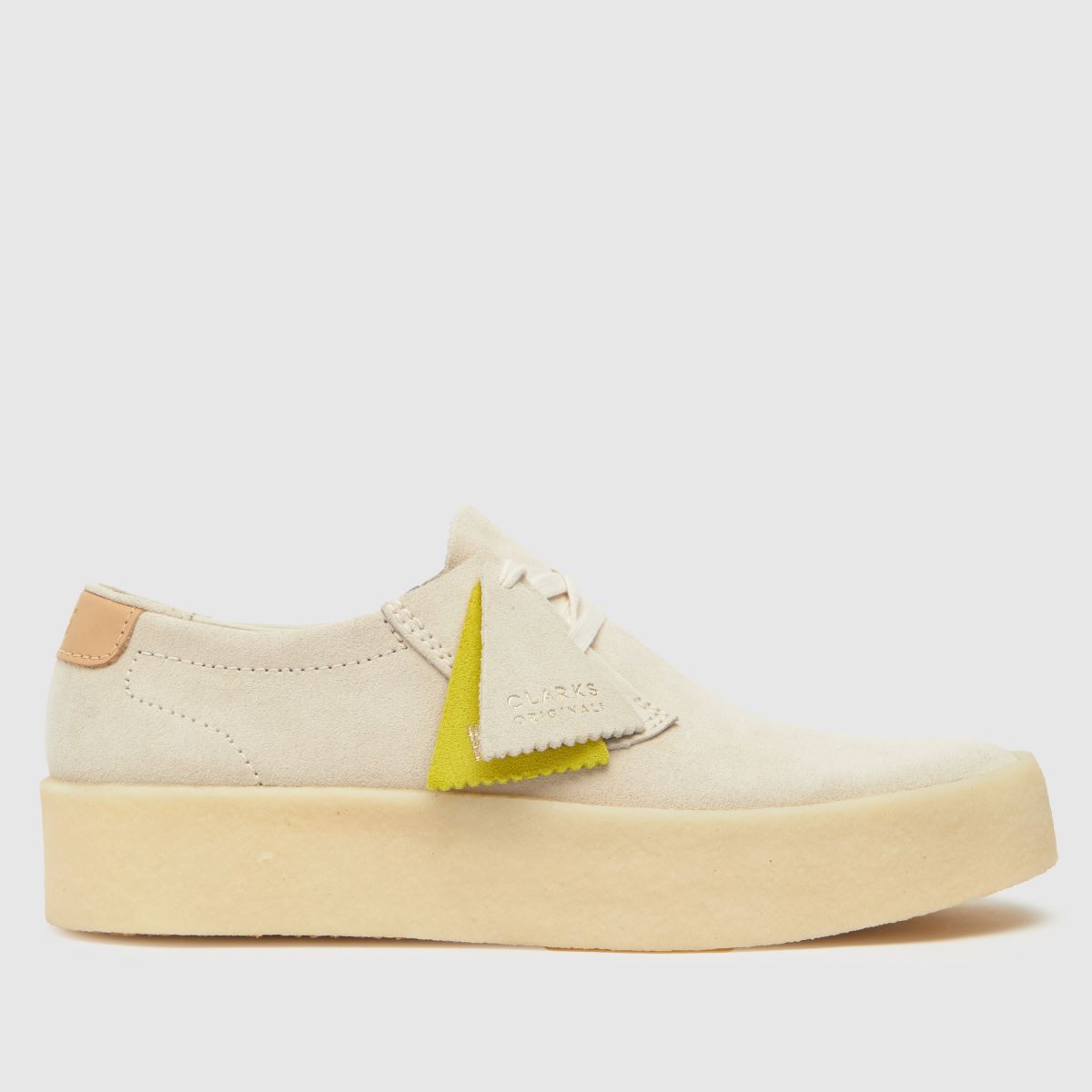 Clarks Originals – Ashcott – Naturfärgade skor med cupsole