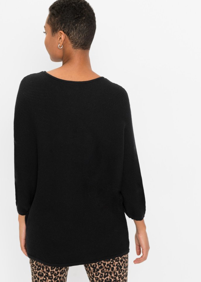 Oversize Ripp-Pullover