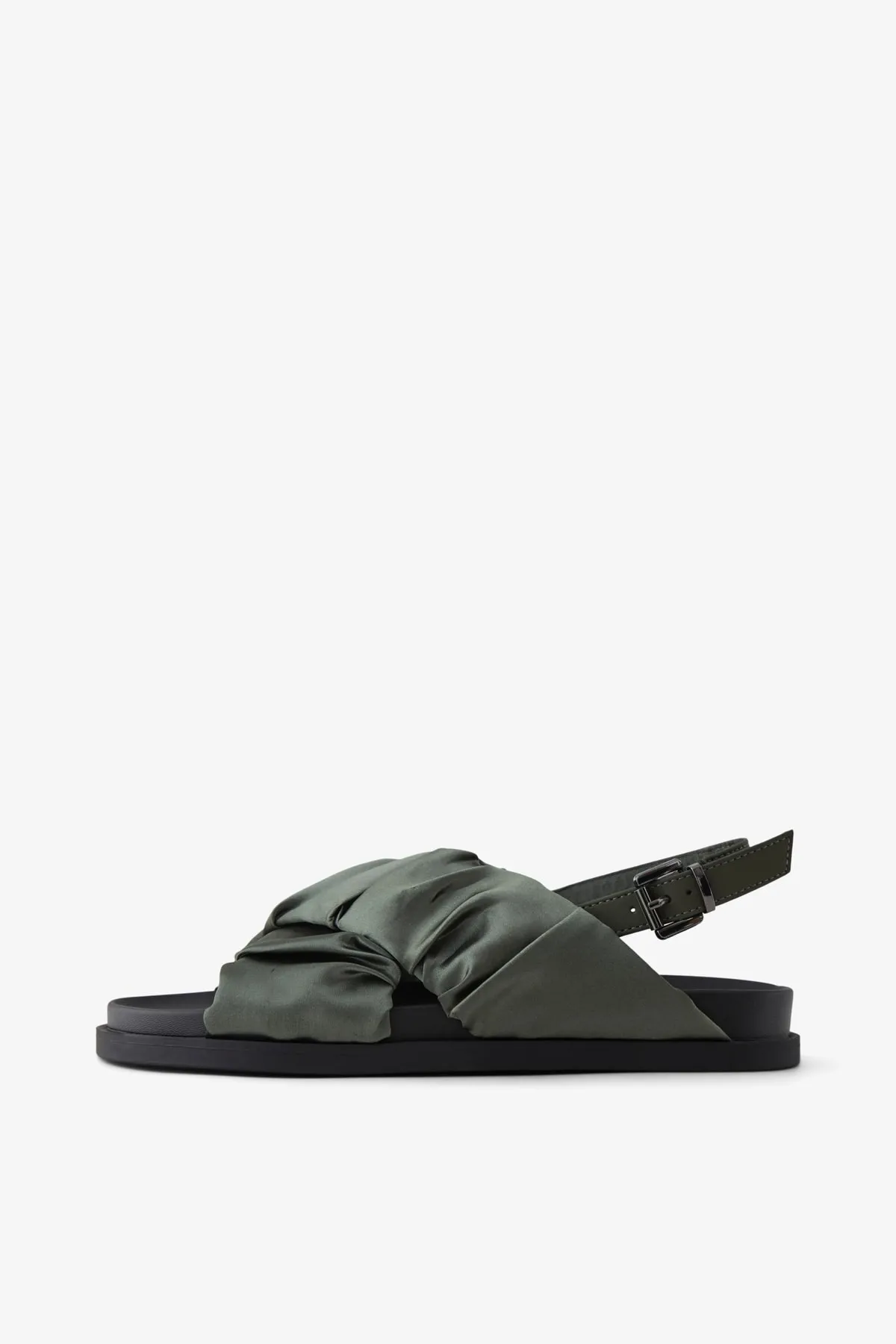 PIECES  Sandalette - Bordeaux - Flacher Absatz