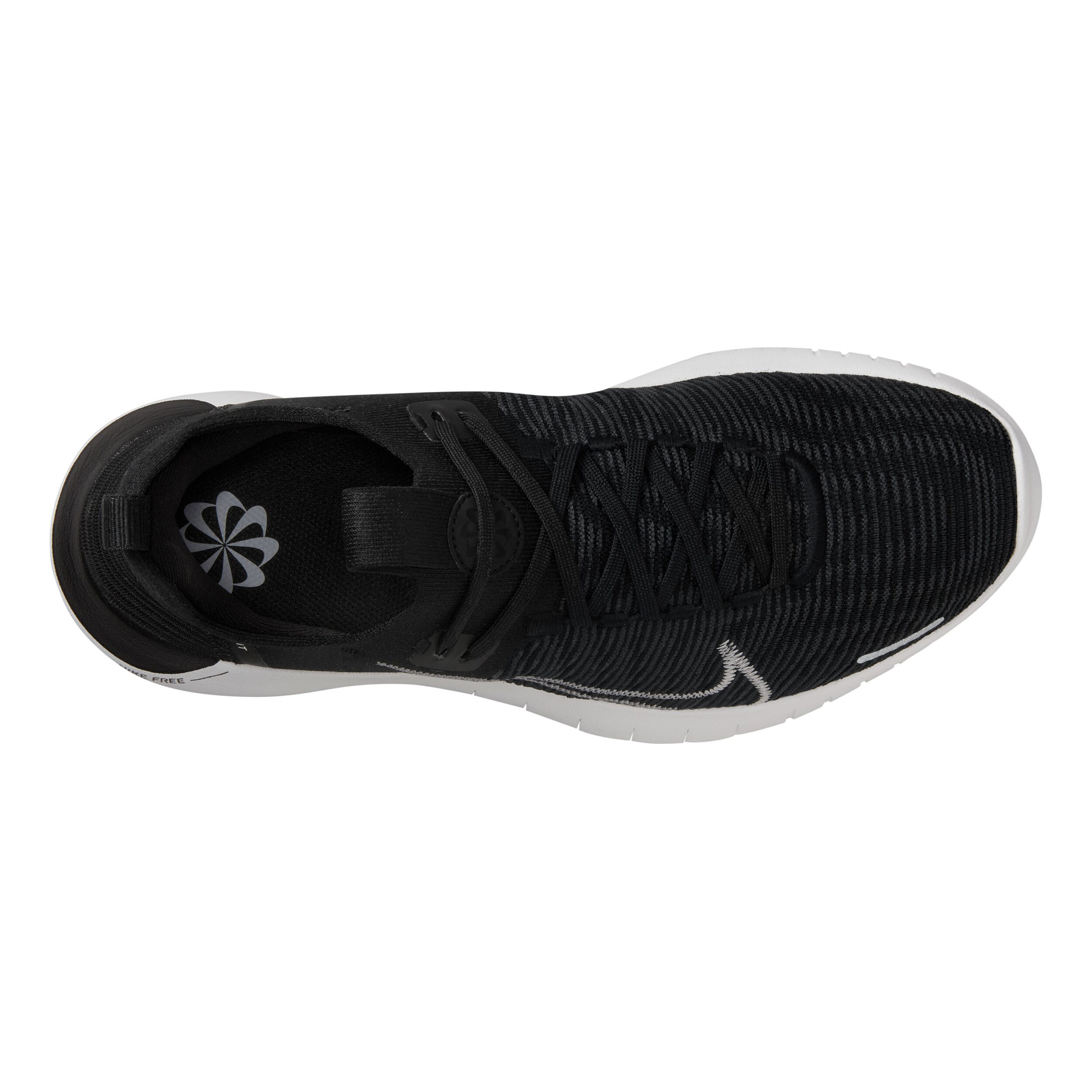 Free Run Flyknit Next Nature Neutralschuh Herren - Schwarz, Weiß