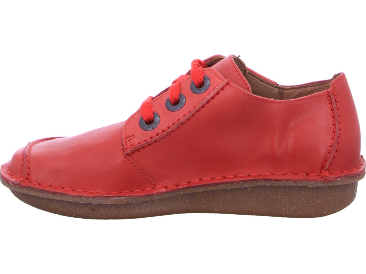 CLARKS Freizeit Schnürer rot Funny Dream