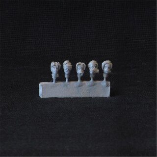 Post-Apoc Female Heads (28 mm)