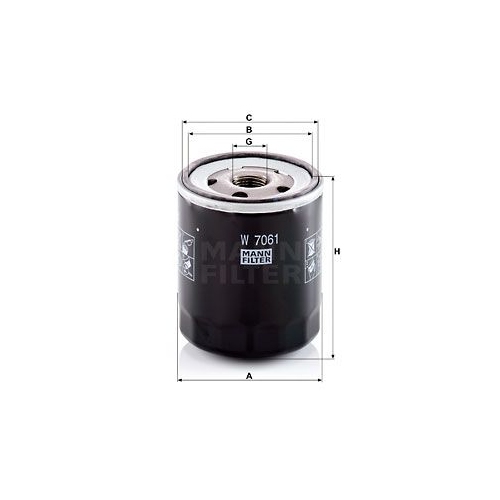W7061 OELFILTER MANN - ATU
